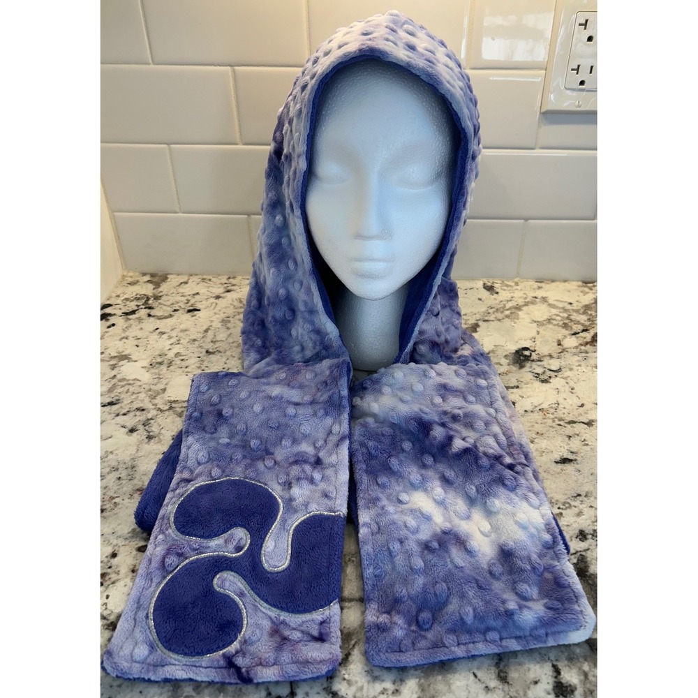 Triple Flip minky hood‎ scarf hat